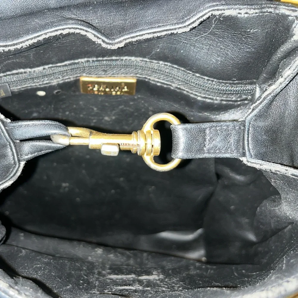 Perlina Black Leather Black